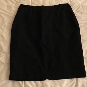 Black pencil skirt